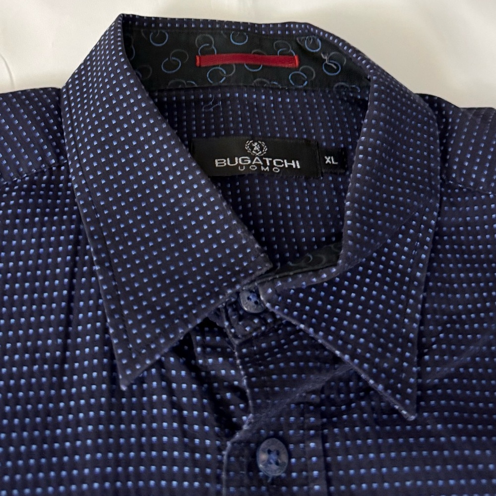 Bugatchi Uomo Patterned Long Sleeve Button Down S… - image 6